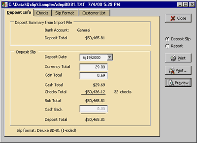 Qslip User Guide - Importing from QuickBooks